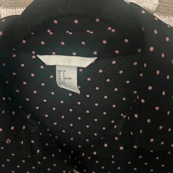 H&M Polka Dot Dress size 2 - Picture 2 of 3